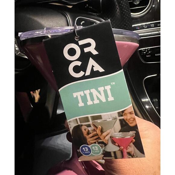 NEW ORCA Tini 13 oz. Dusty Rose Martini - Picture 3 of 9